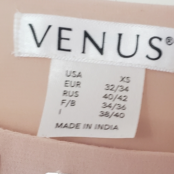 Venus Blush Chiffon sequin top - Picture 3 of 3